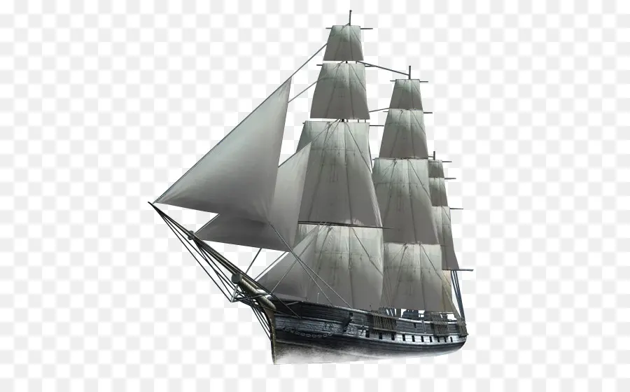 парусное судно，лодка PNG