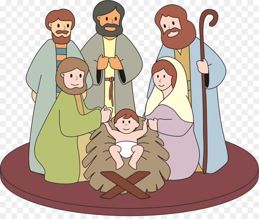 свободно Рождества Иисуса, цвет, рисунок прозрачное изображение.
