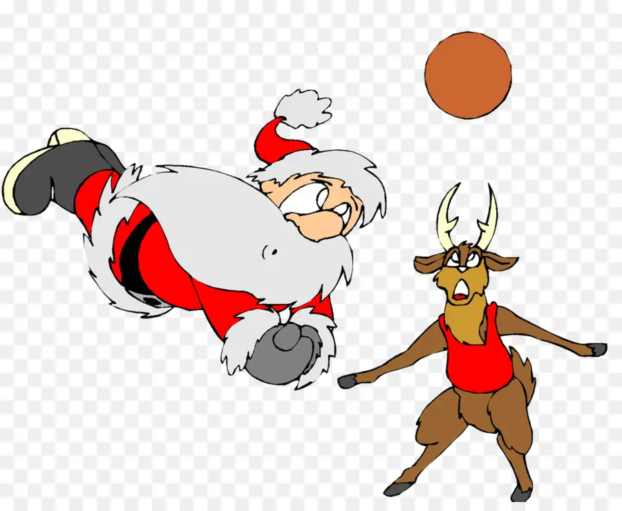 Санта Клаус，волейбол PNG