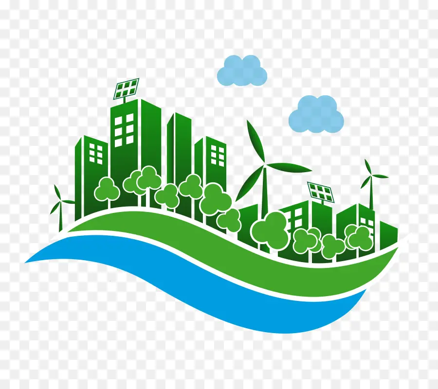 Ecocities，Устойчивый город PNG