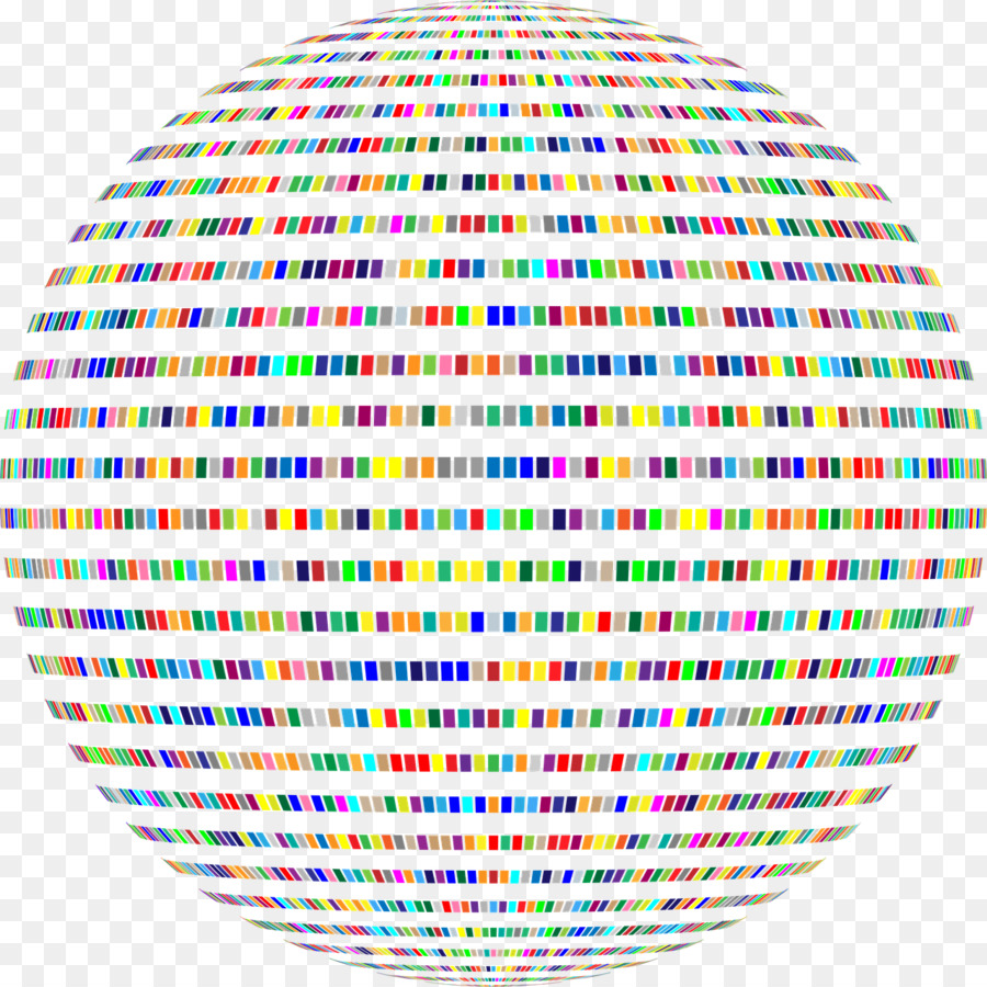 Сфера из разноцветных точек