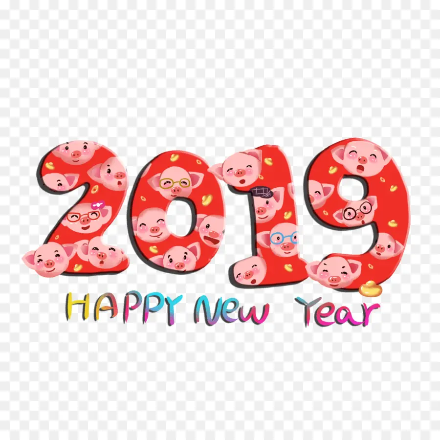 китайский Новый год，2019 PNG