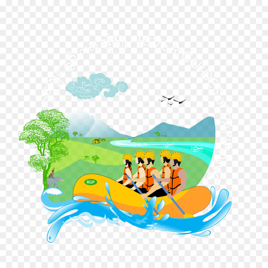 Логотип сплава по реке