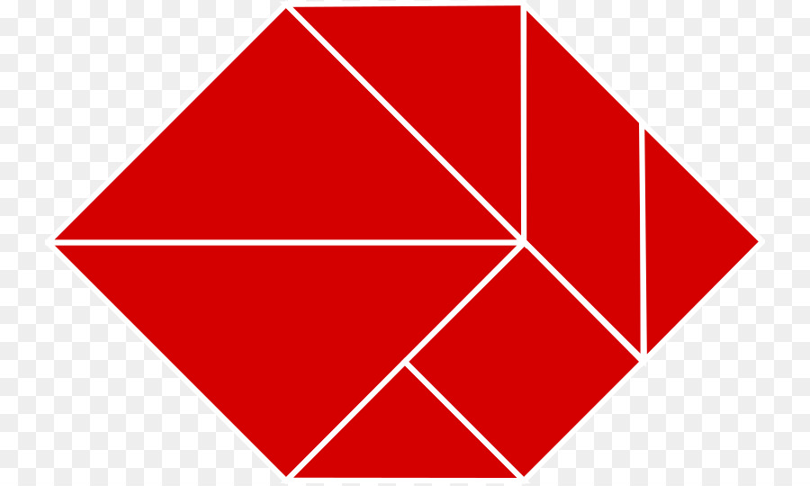 Красные вики. Танграм. Red line Square. Japan Tangram.