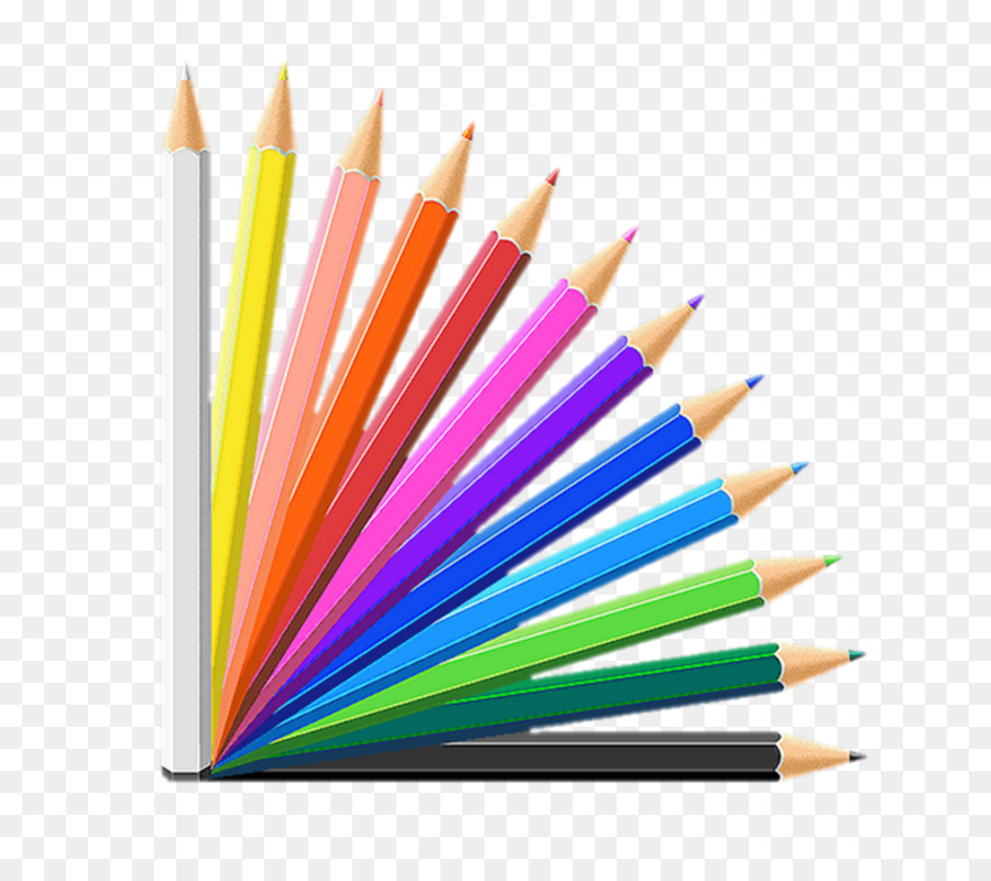 рисунок цветным карандашом，Цветной карандаш PNG