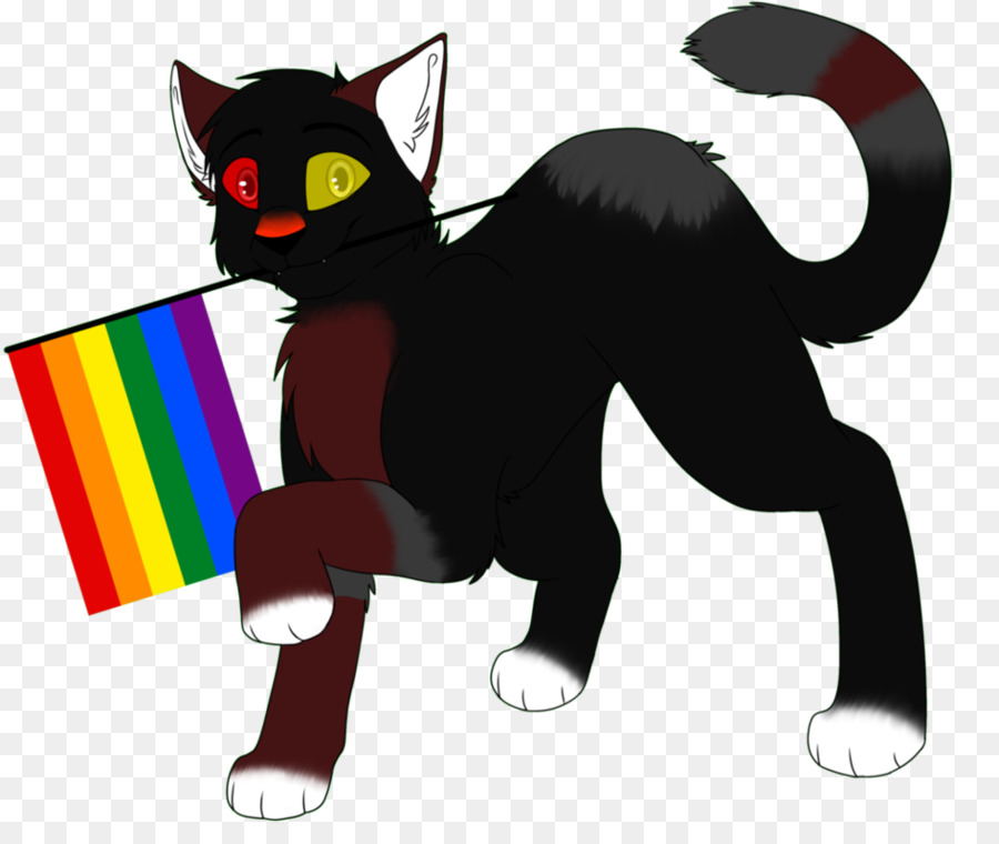 Черный кот，Усы PNG