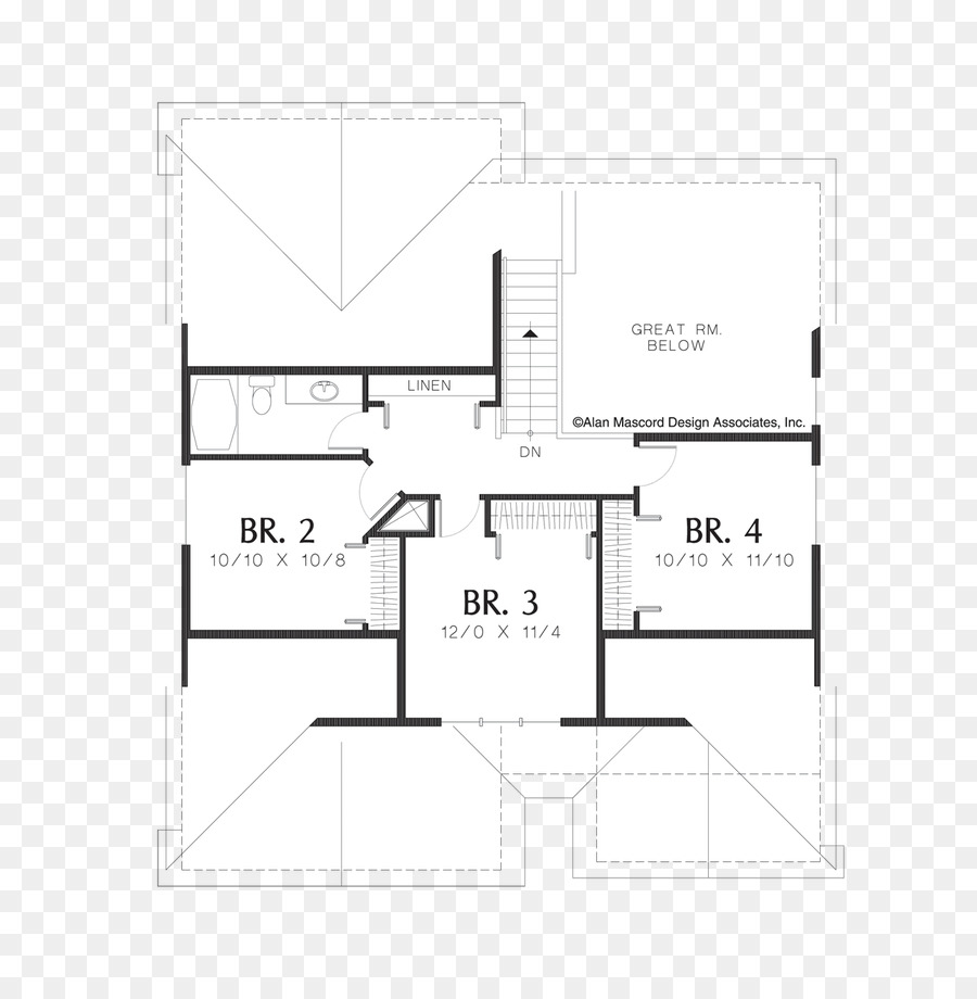 План этажа，план дома PNG