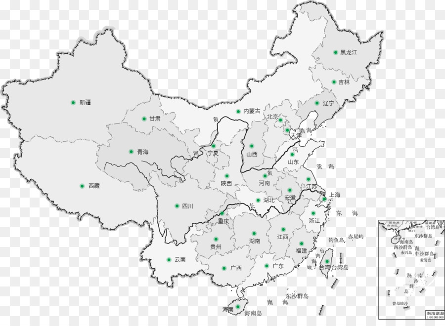 Китай административное деление карта