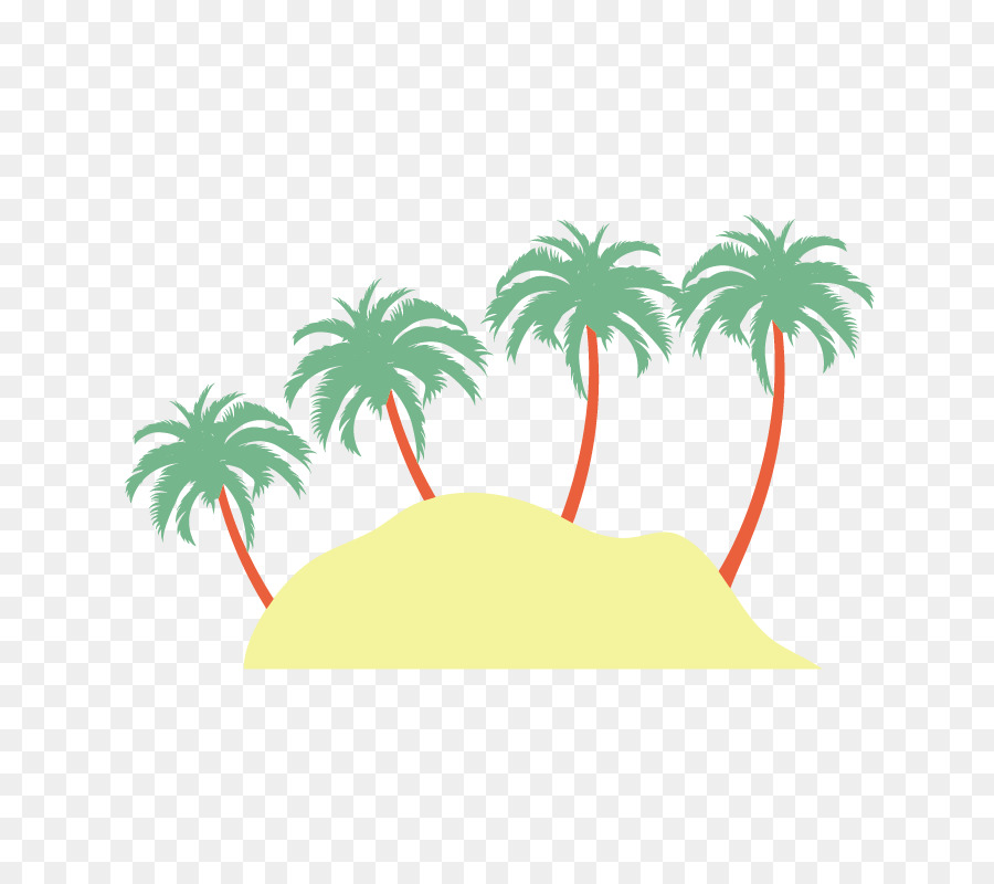 пальмы，Цветовая модель Rgb PNG