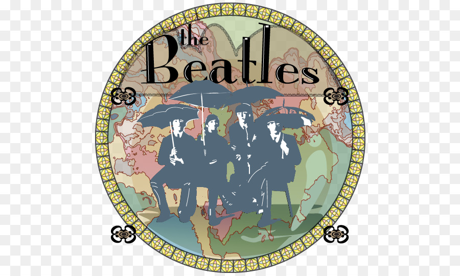 Vintage band. The Beatles logo.