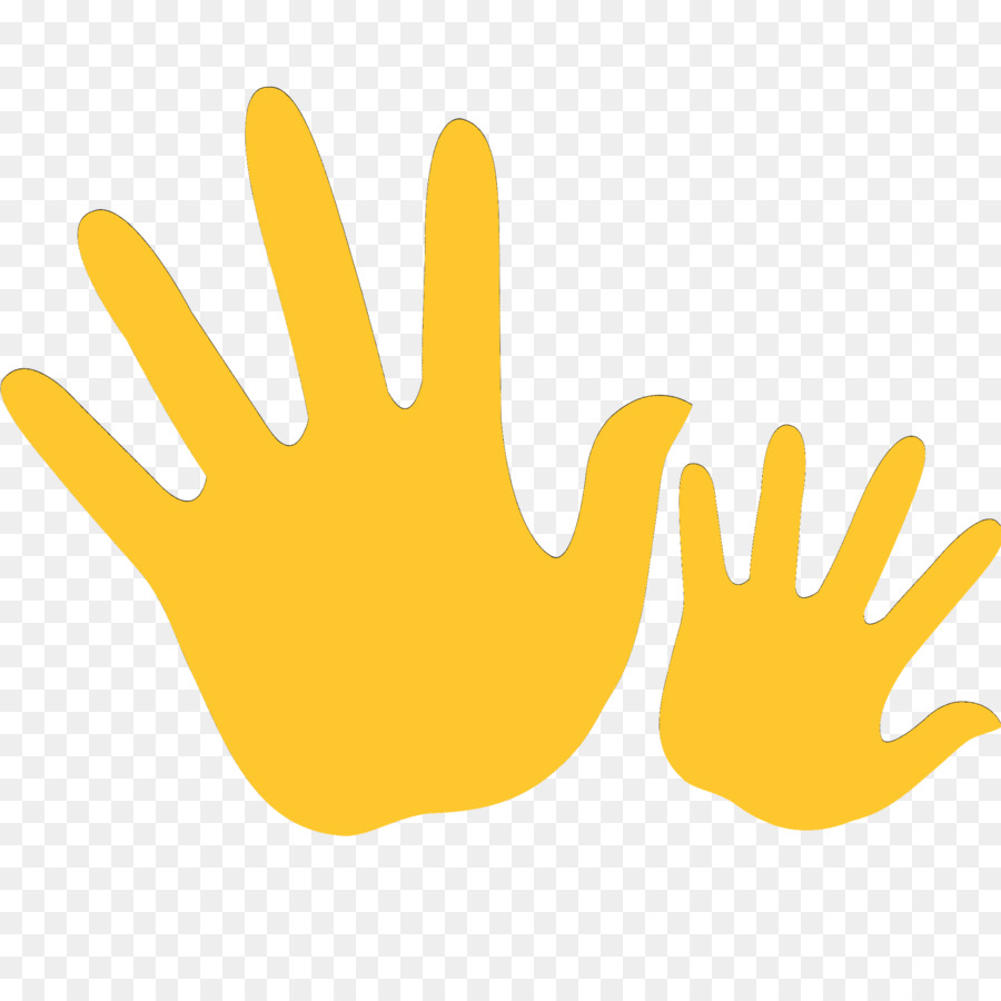 Желтое запястье. Шаблон желтая рука. Ладонь жёлтая вектор.