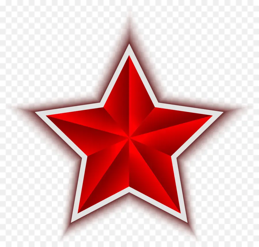 Красная звезда，логотип PNG