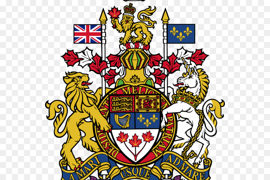 Канадский герб. Герб Канады. The Royal Coat of Arms of Canada. Государственный герб Канады. Геральдика.