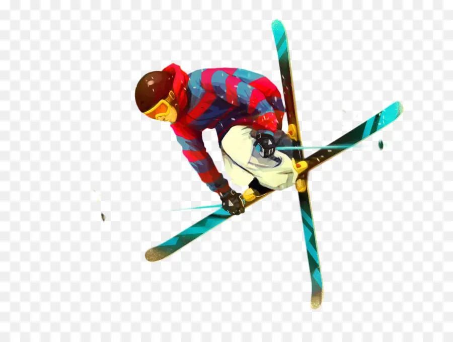 лыжные палки，катание в свободном стиле PNG