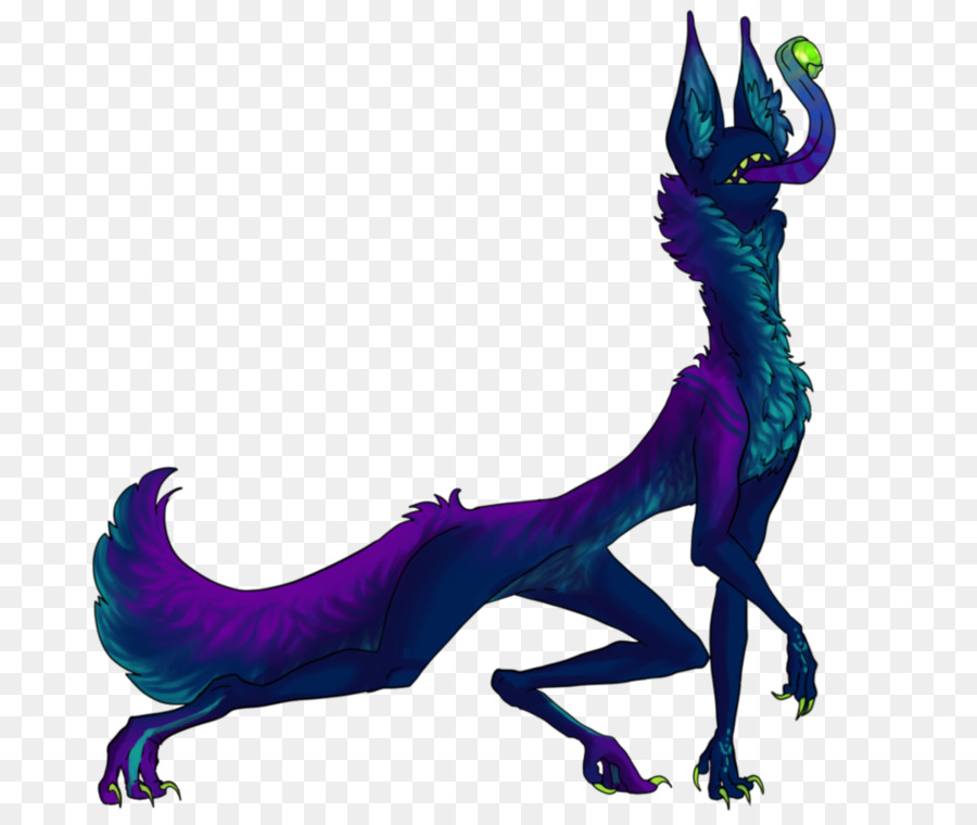 Дракон，фиолетовый PNG