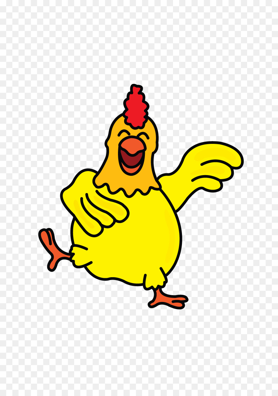 Веселая курица