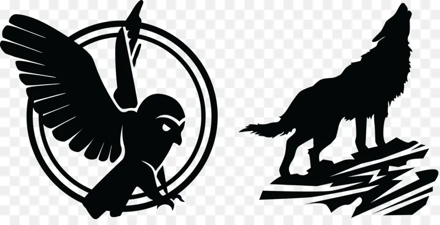 волк，логотип PNG