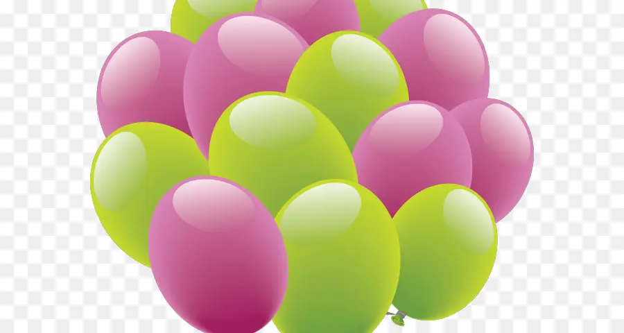 Воздушный шар，зеленые воздушные шары PNG