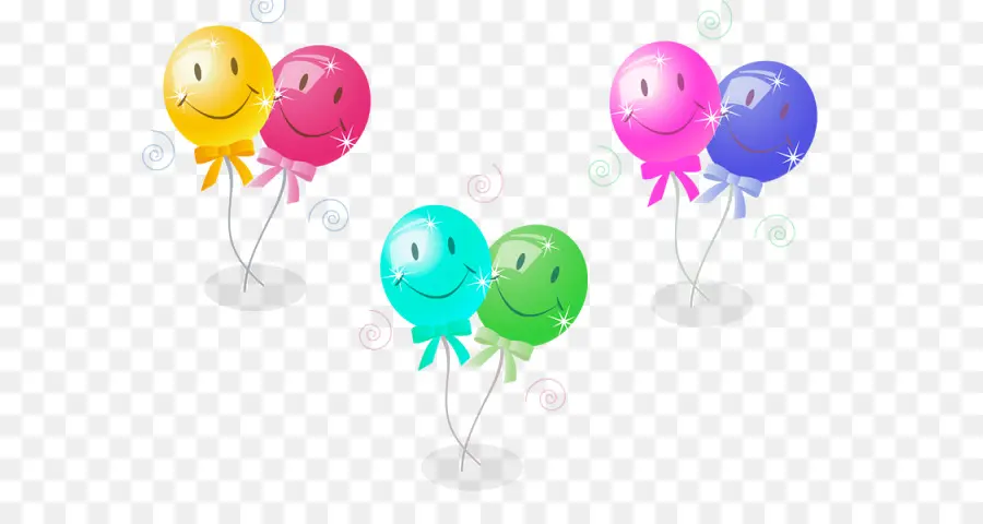 Воздушный шар，День рождения PNG
