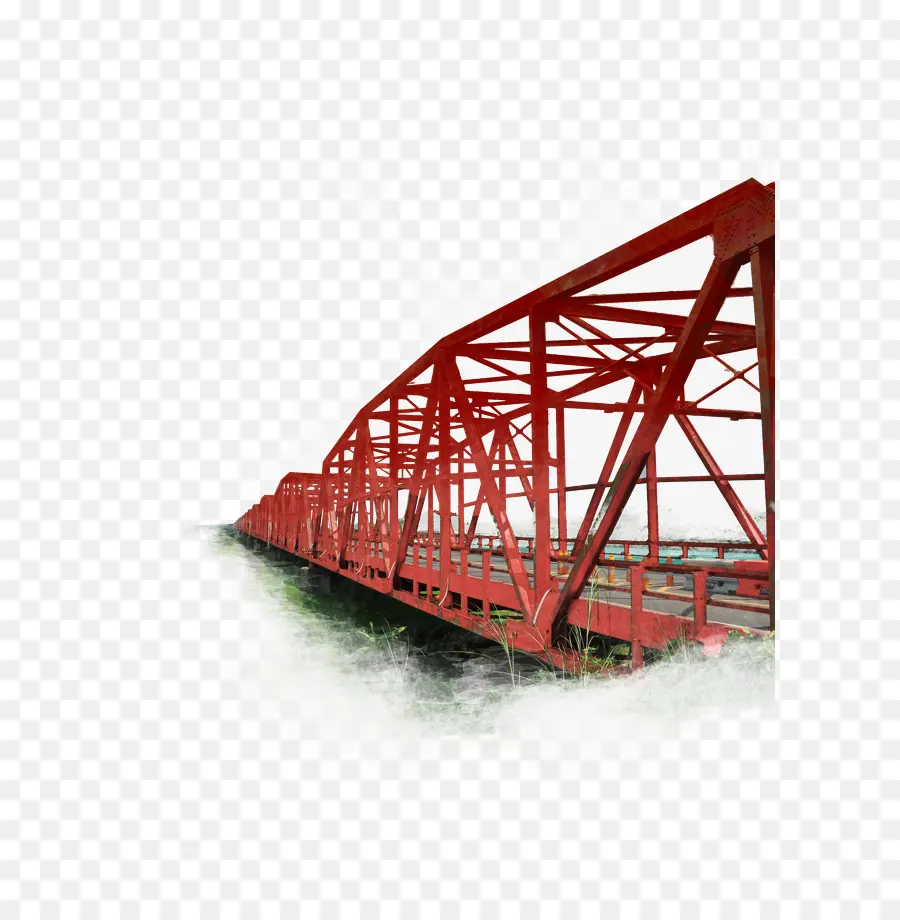 Поезд，мост PNG