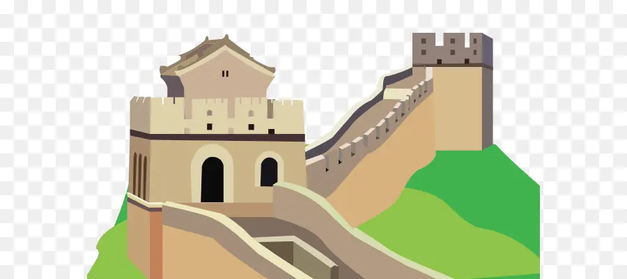 великая Китайская стена，Великая Стена Бадалин PNG
