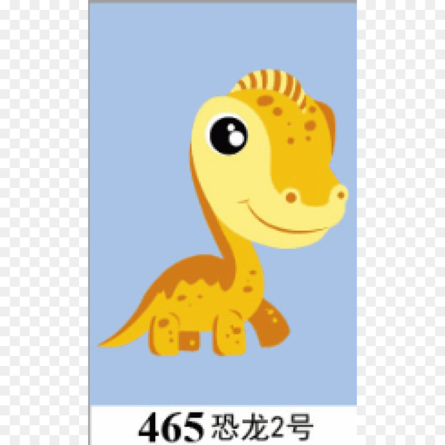 динозавр，краска по номеру PNG