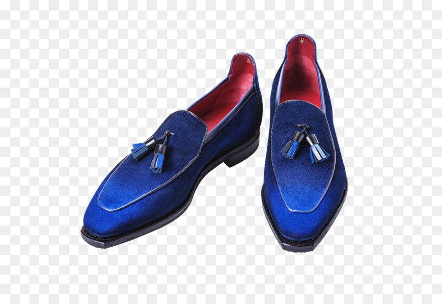 Синие мужские ботинки