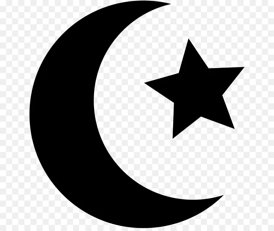 Символы Ислама，Звезда и полумесяц PNG