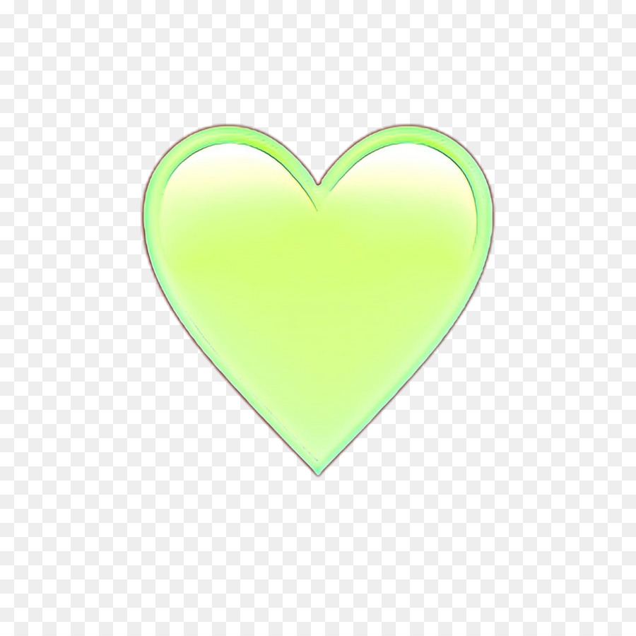 сердце，зеленый PNG