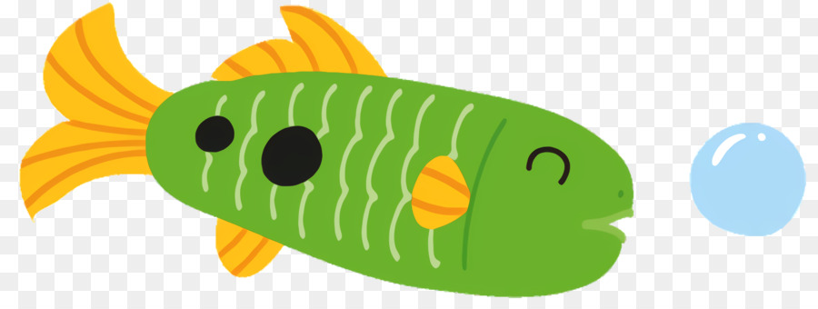 зеленый，Рыбы PNG