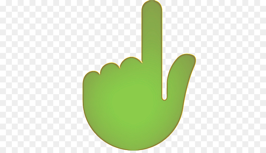 палец，зеленый PNG