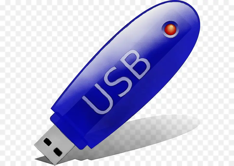 Синий Usb накопитель，Хранилище PNG