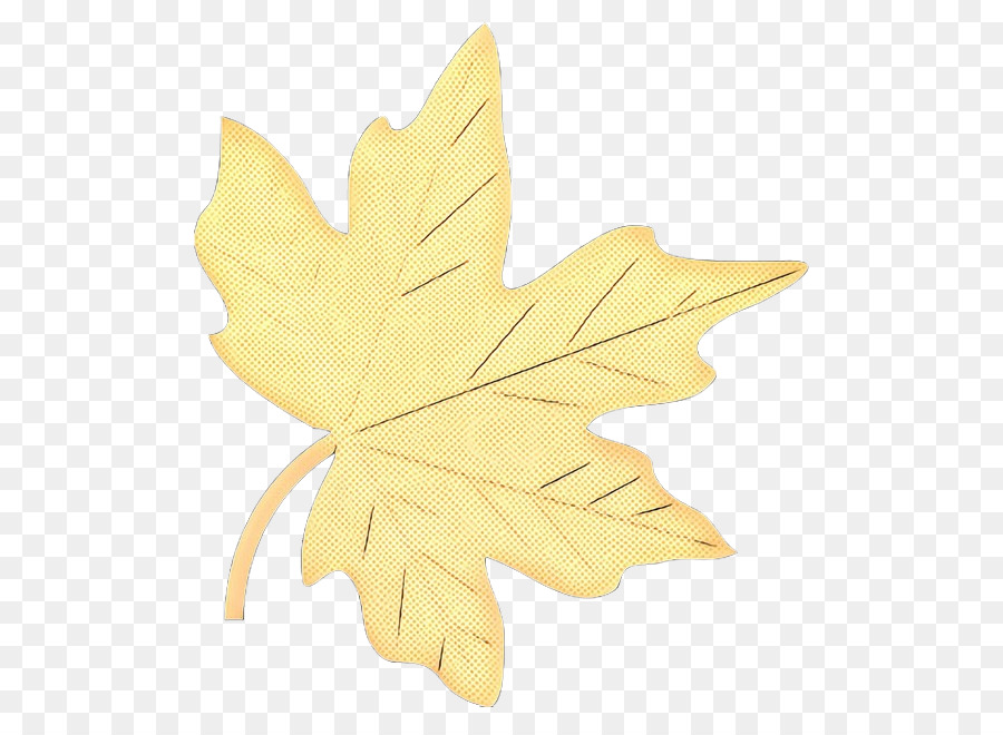 кленовый лист，желтый PNG