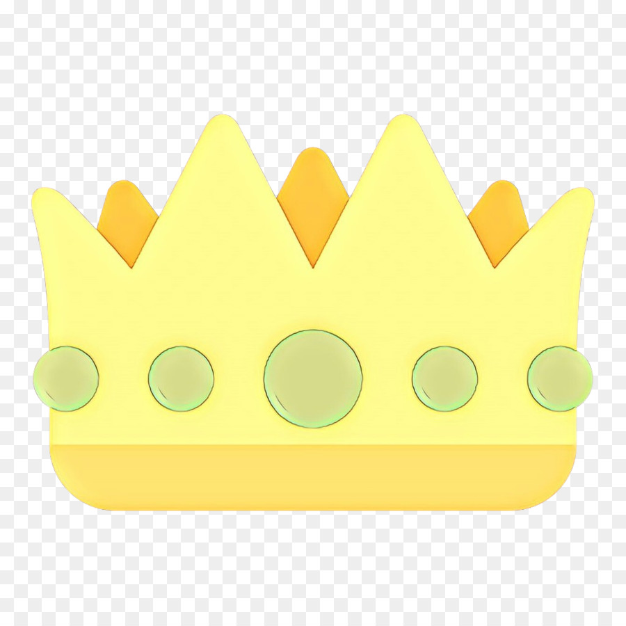 желтый，корона PNG