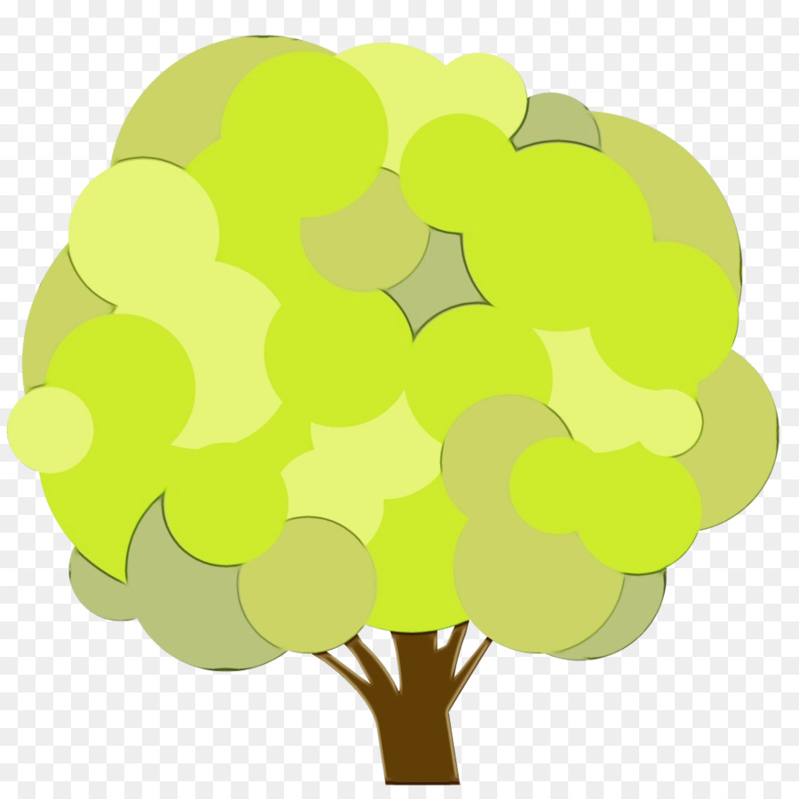 зеленый，Дерево PNG