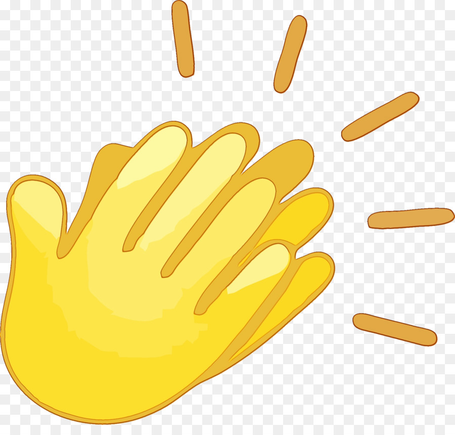 палец，желтый PNG