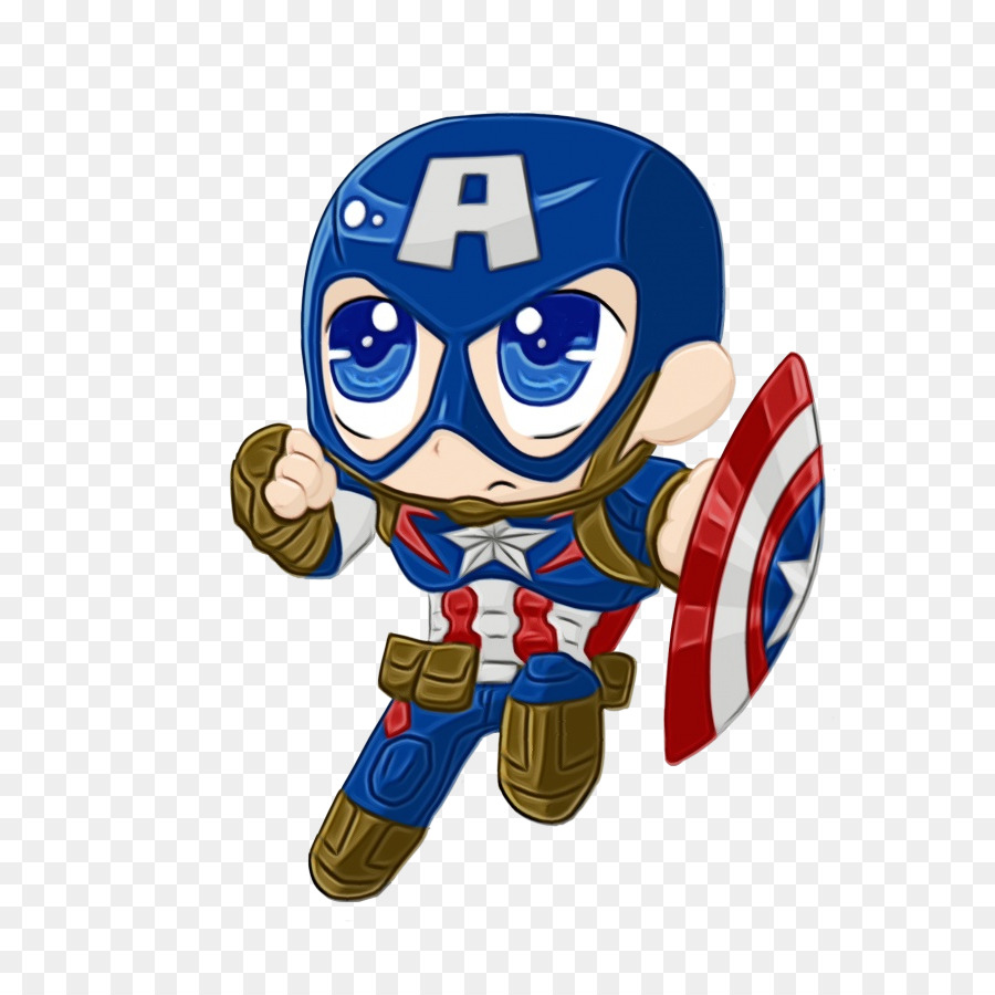 Супергерои Чибиб Капитан Америка