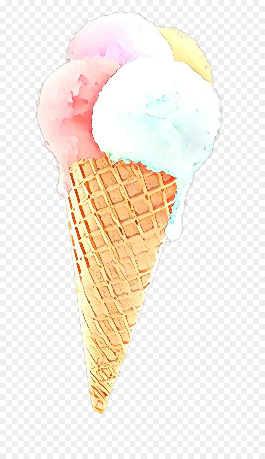 рожок мороженого，Мягкая подача мороженого PNG