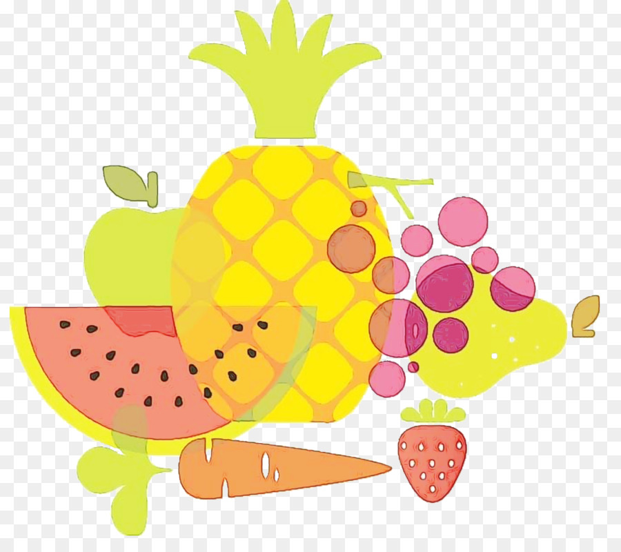 Pineapple，Фрукты PNG