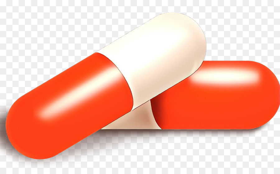 Pill，оранжевый PNG