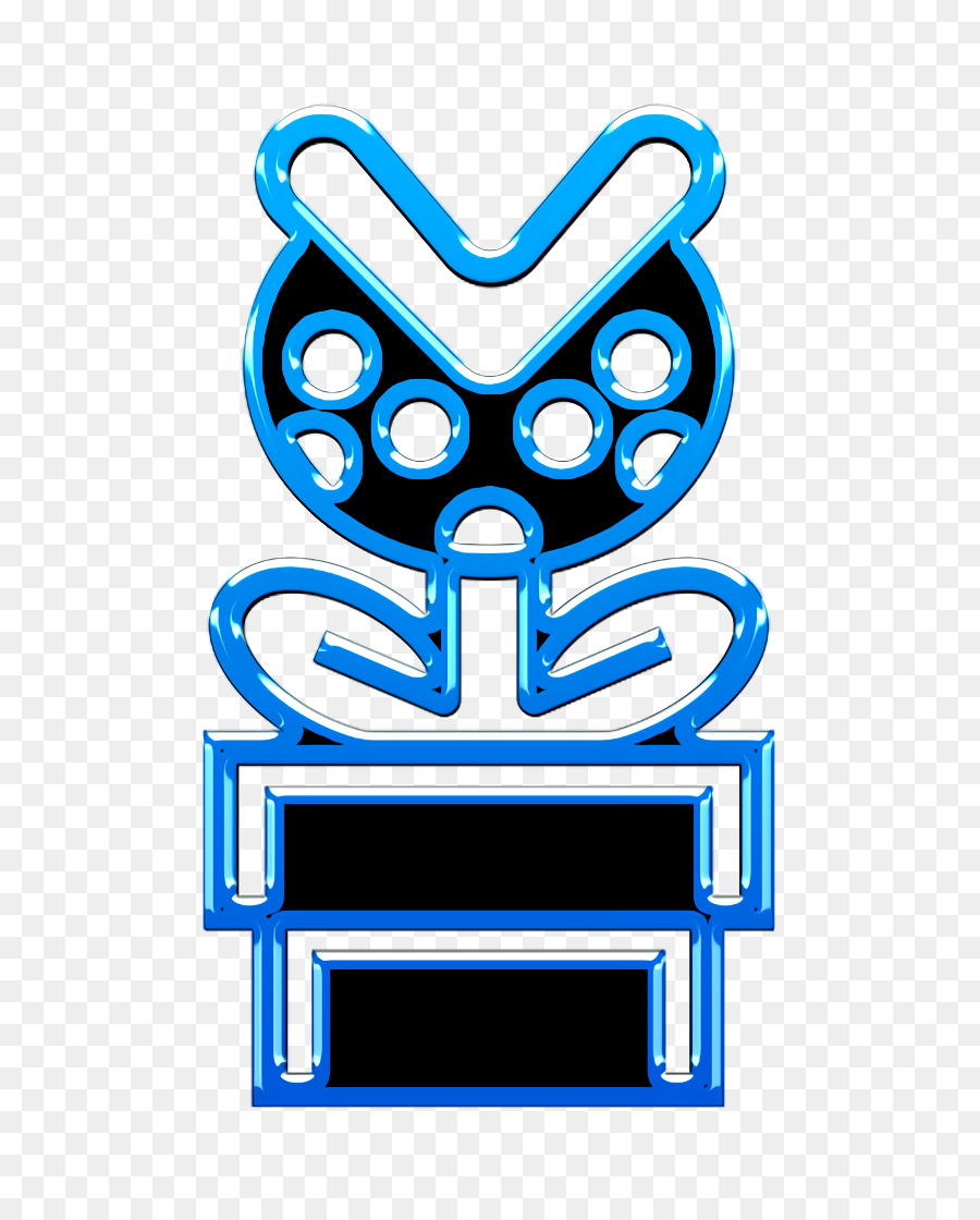 синий электрик，символ PNG
