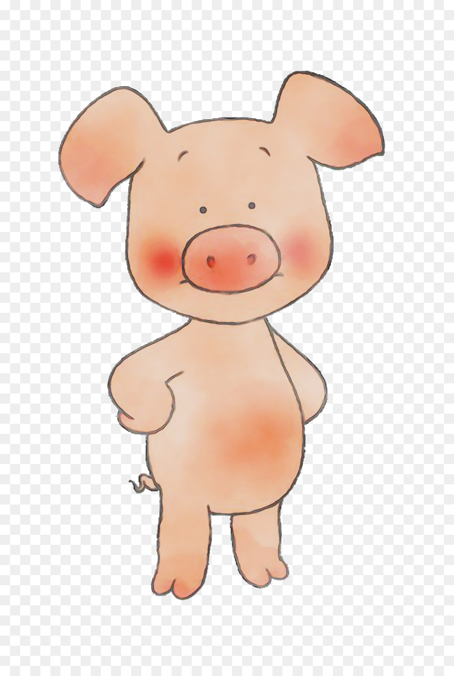 мультфильм，Домашняя свинья PNG