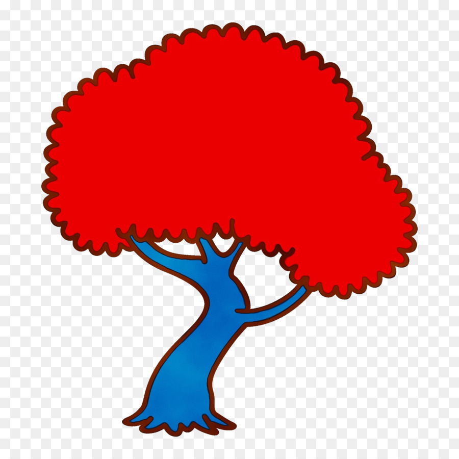 красный，дерево PNG