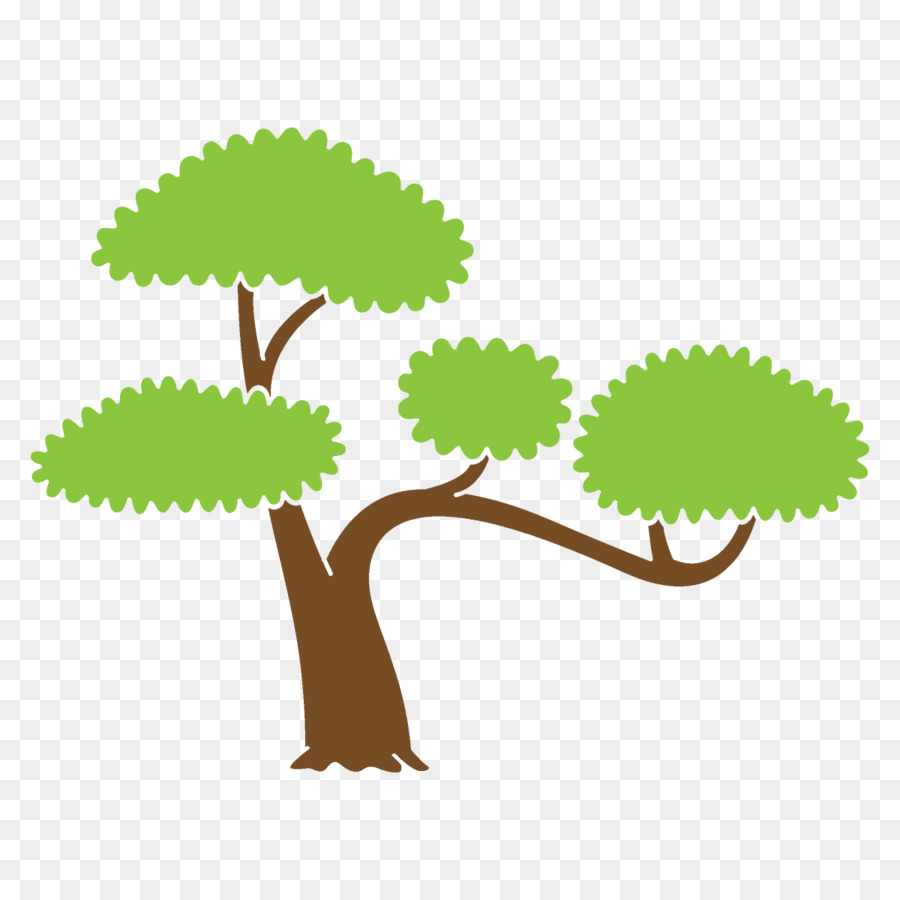 зеленый，дерево PNG