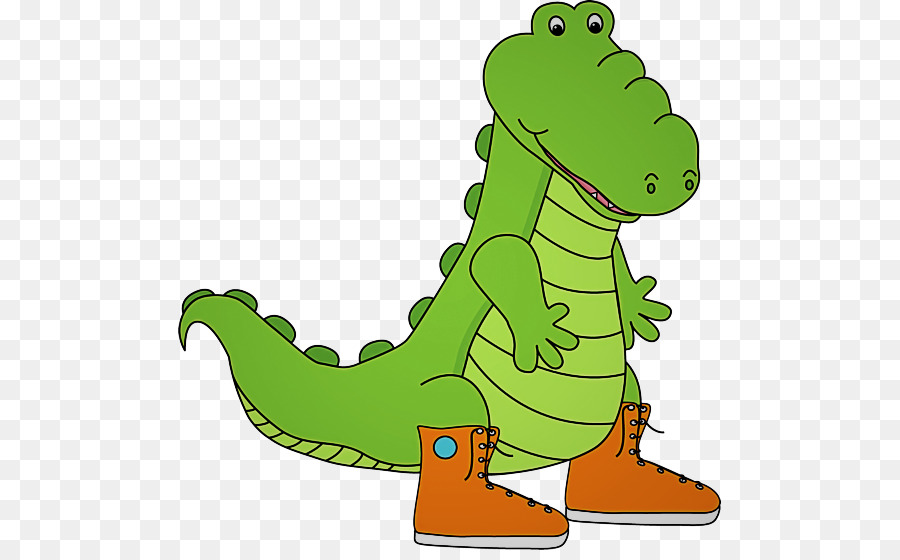 крокодил，зеленый PNG