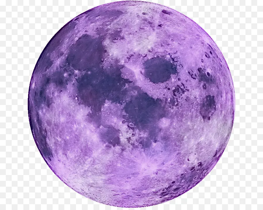 луна，фиолетовый PNG