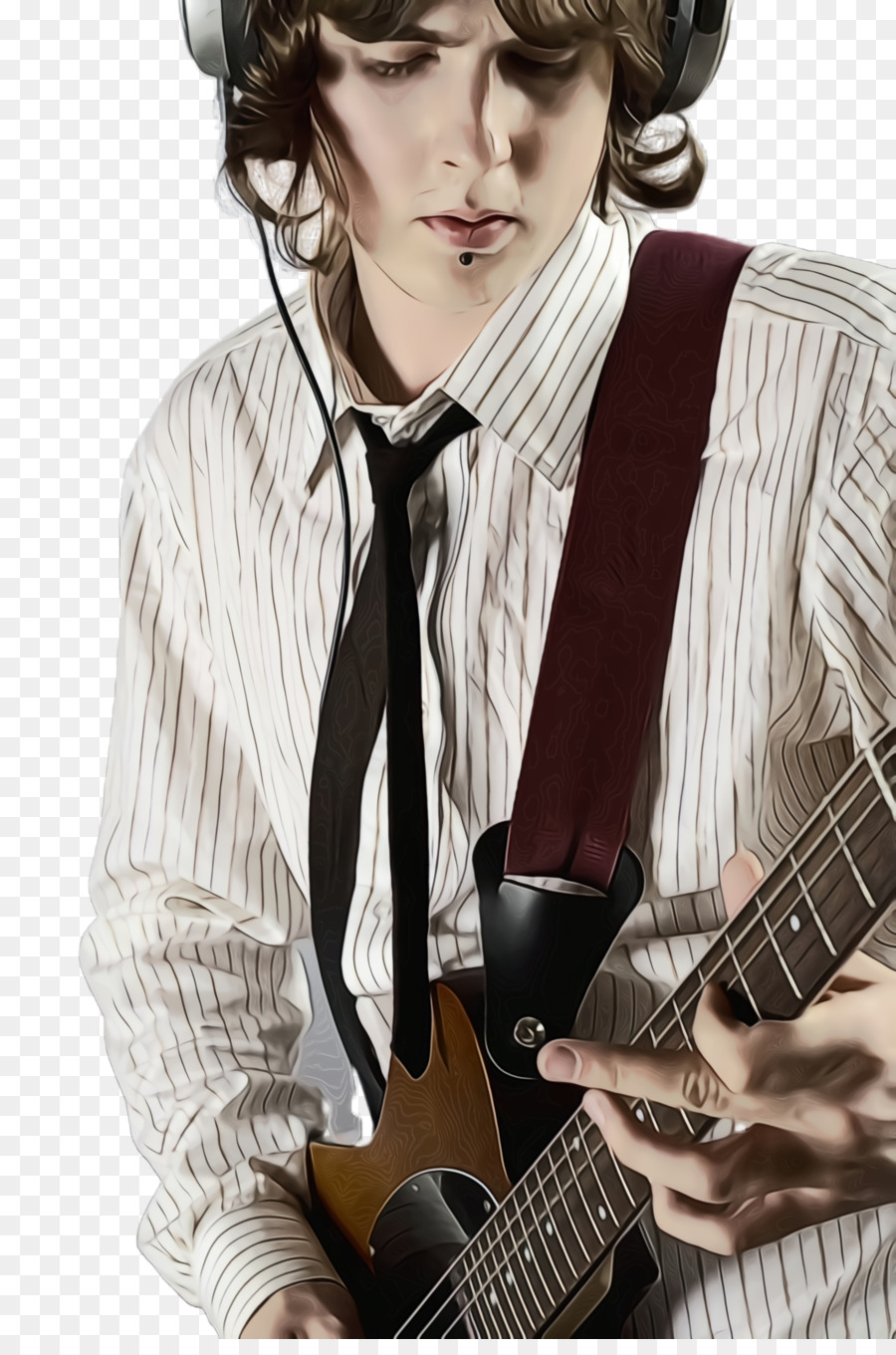 гитарист，гитара PNG