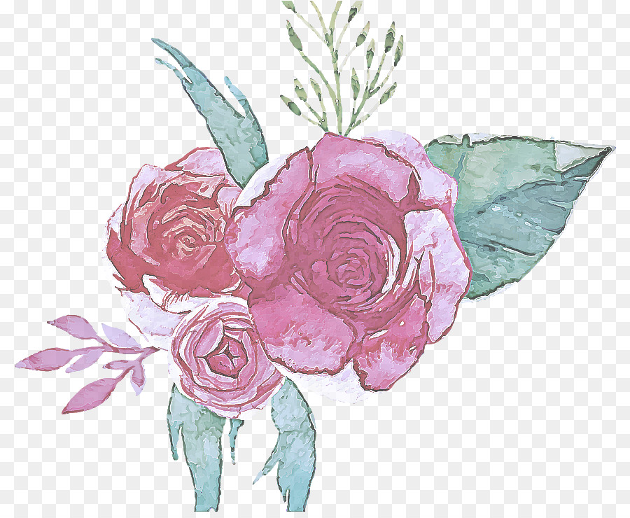 садовые розы，розовый PNG