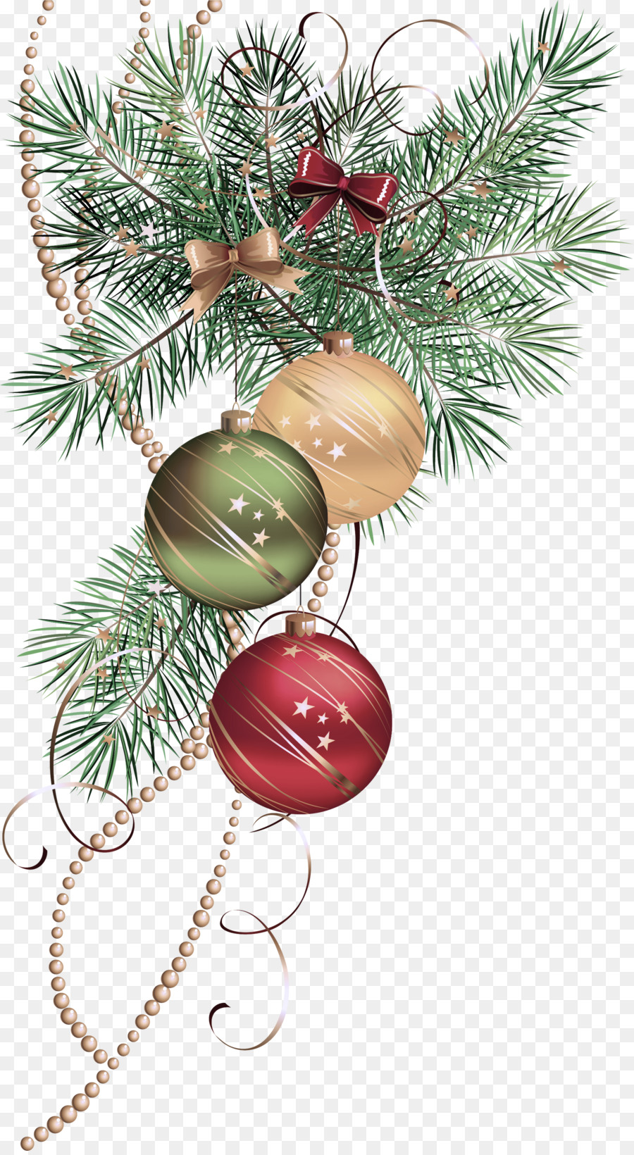 Рождественское украшение，Рождественская елка PNG