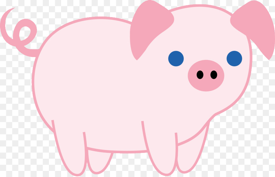 розовый，Домашняя свинья PNG